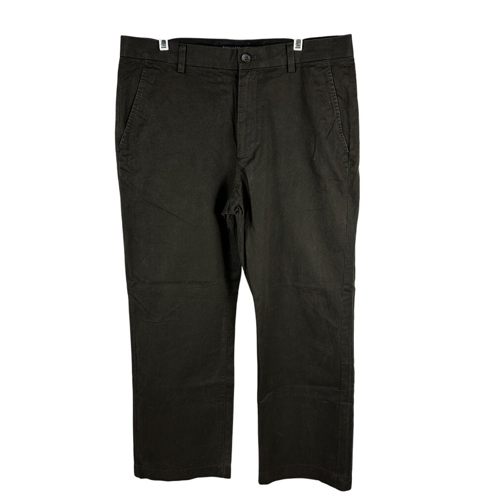 Banana Republic Mens Straight Fit Cotton Pants Size 35/30